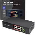Przełącznik sieciowy SWITCH FAST Ethernet 8x RJ45 PoE 2x RJ45 Uplink 1x SFP | 120W | 1000Mb/s