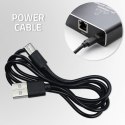 Rozdzielacz Splitter Ethernet mini SWITCH 1x3 RJ45 | 1000Mb/s | USB-C | Aluminium