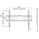 Uchwyt ścienny LCD/LED VESA, 37-70', max. 50kg