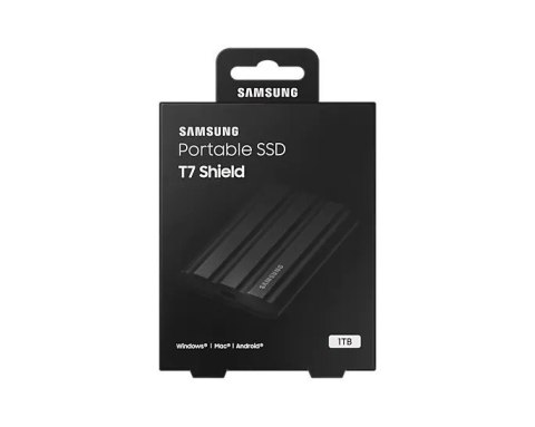 Dysk SSD T7 Shield 1TB USB 3.2, czarny Dysk SSD T7 Shield 1TB USB 3.2, czarny