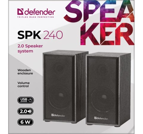 Głośniki przewodowe drewniane SPK-240 2.0 Głośniki przewodowe drewniane SPK-240 2.0