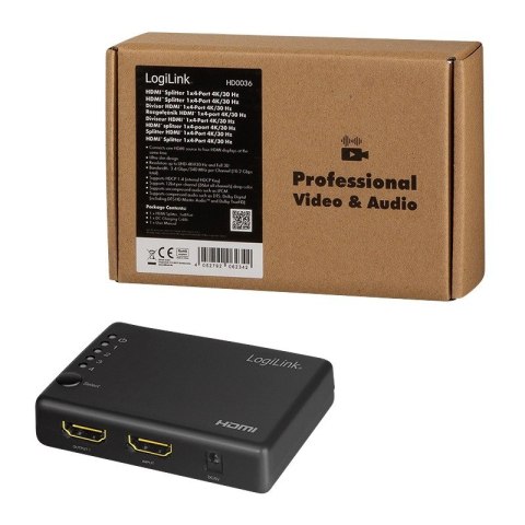 Splitter 4xHDMI 4K, 30Hz Splitter 4xHDMI 4K, 30Hz
