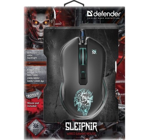 Mysz gamingowa przewodowa SLEIPNIR GM-927 12800 dpi 6P Mysz gamingowa przewodowa SLEIPNIR GM-927 12800 dpi 6P