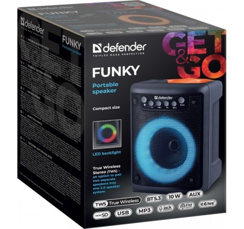 Głośnik Bluetooth FUNKY 10W Głośnik Bluetooth FUNKY 10W