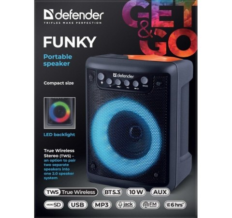 Głośnik Bluetooth FUNKY 10W Głośnik Bluetooth FUNKY 10W