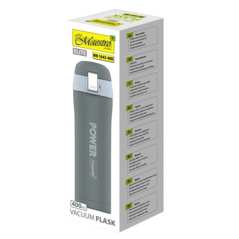 Kubek termiczny 400 ml Power MR-1643-40B Szary