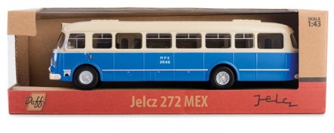 Pojazd PRL Jelcz 272 MEX niebieski Pojazd PRL Jelcz 272 MEX niebieski