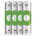Akumulatorki R6/AA Ni-MH 2600mAh blister 4szt. GP RECYKO