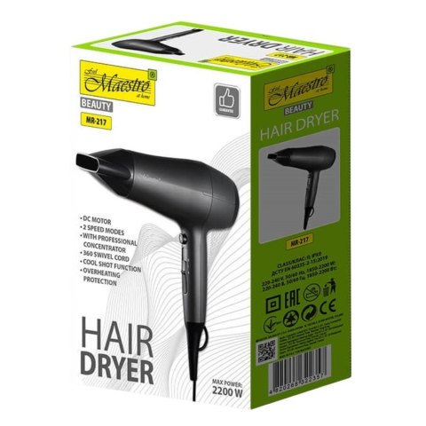Suszarka do włosów 2200W MR-217
