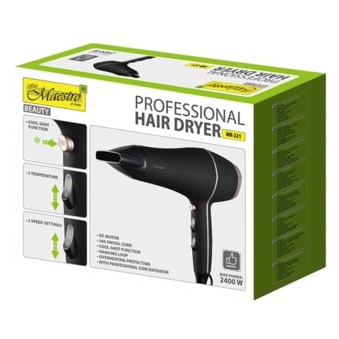 Suszarka do włosów 2400W MR-221