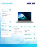 Notebook ExpertBook P1503CVA-S71120 i3-1315U/15.6 cali FHD/8GB/256GB/NoOS/3YRS
