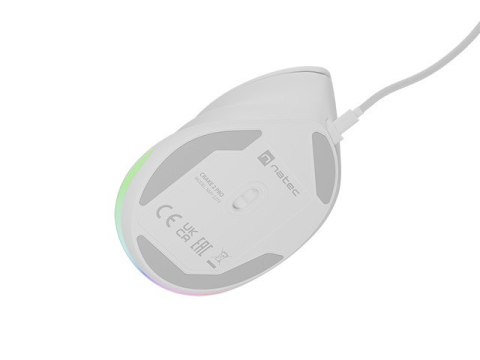 Mysz wertykalna CRAKE 2 PRO 128000DPI optyczna biała Mysz wertykalna CRAKE 2 PRO 128000DPI optyczna biała