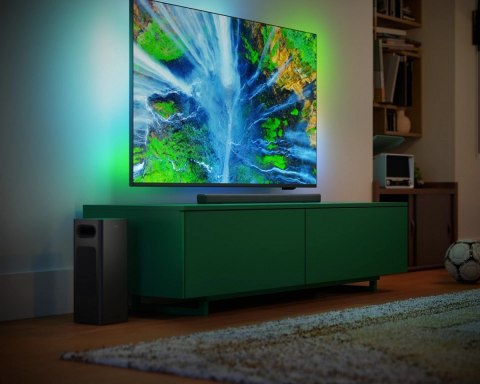 Soundbar 2.1 z bezprzewodowym subwooferem TAB6309/10 Soundbar 2.1 z bezprzewodowym subwooferem TAB6309/10