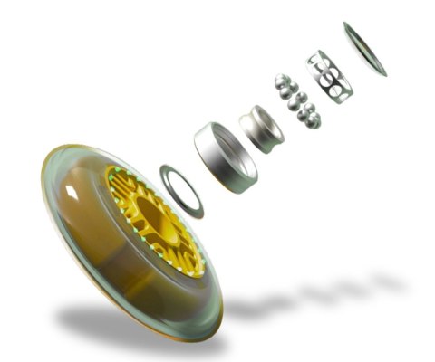 Jeździk grawitacyjny Gravity zielono-żółty