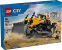Klocki City 60466 Żółty buldożer z ładowarką