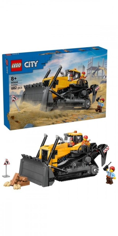 Klocki City 60466 Żółty buldożer z ładowarką Klocki City 60466 Żółty buldożer z ładowarką