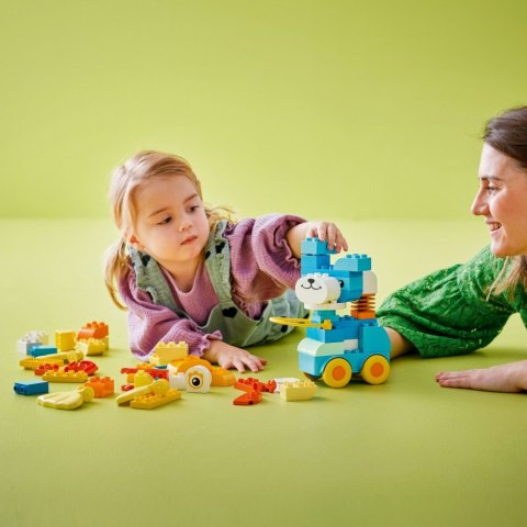 Klocki DUPLO 10448 3 w 1 Zwierzątka na kółkach Klocki DUPLO 10448 3 w 1 Zwierzątka na kółkach