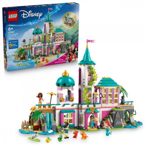 Klocki Disney 43267 Zamek księżniczek i królewskie zwierzaki Klocki Disney 43267 Zamek księżniczek i królewskie zwierzaki