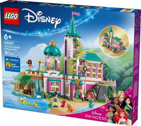 Klocki Disney 43267 Zamek księżniczek i królewskie zwierzaki Klocki Disney 43267 Zamek księżniczek i królewskie zwierzaki
