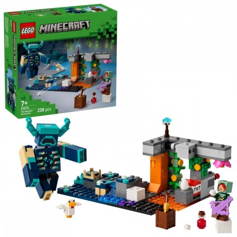 Klocki Minecraft 21274 Spotkanie ze strażnikiem Klocki Minecraft 21274 Spotkanie ze strażnikiem