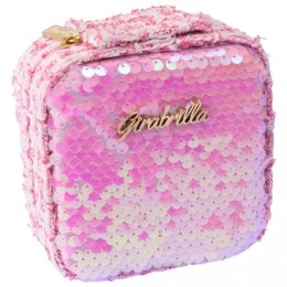 Mini walizeczka make up jasny róż