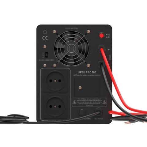 Zasilacz awaryjny UPS AVR PowerCore 500W/800VA 12VDC Zasilacz awaryjny UPS AVR PowerCore 500W/800VA 12VDC