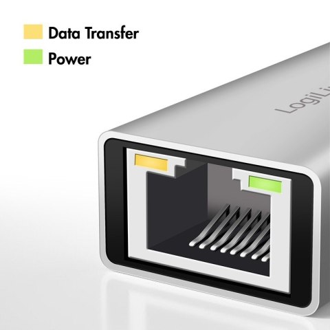 Adapter USB-A/-C do 2,5G Ethernet, szary Adapter USB-A/-C do 2,5G Ethernet, szary