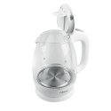 Czajnik elektryczny szklany 1,7l 2200W MR-063-WHITE