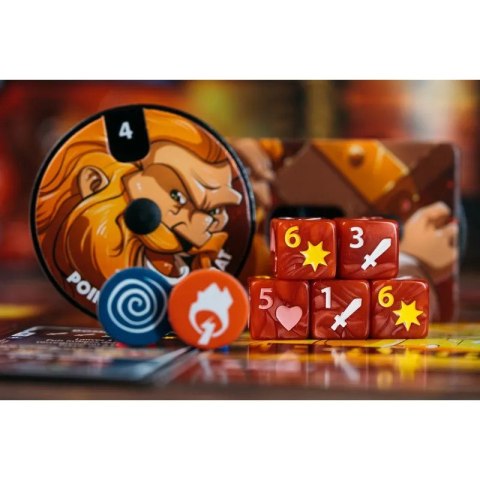 Gra Dice Throne Starcie 1 Barbarzyńca vs. Księżycowa Elfka Gra Dice Throne Starcie 1 Barbarzyńca vs. Księżycowa Elfka