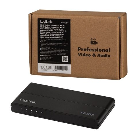 Splitter 4xHDMI 4K, 60Hz Splitter 4xHDMI 4K, 60Hz