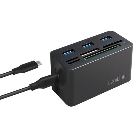Stacja dokująca USB3.2 8-portów, mini Czarna Stacja dokująca USB3.2 8-portów, mini Czarna