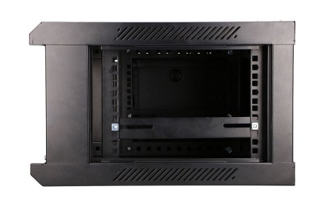 Szafka wisząca rack 4U 600x450 czarna szklane drzwi Szafka wisząca rack 4U 600x450 czarna szklane drzwi