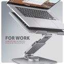 STND-LR Podstawa do laptopów aluminiowa 10-16" regulowane kąty nachylenia, obrót o 360 stopni