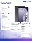 Tablet Galaxy Tab A9+ 11 cali Wifi 4/64 GB Szary