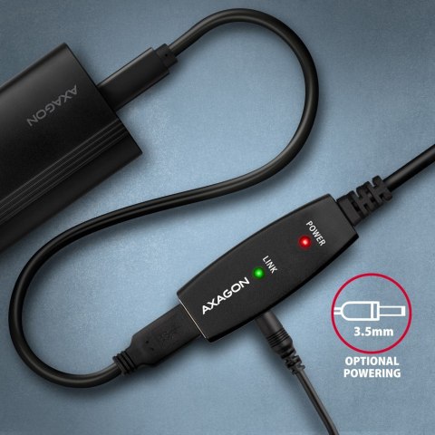 ADR-207 USB 2.0 A-M -> A-F aktywny kabel przedłużacz/wzmacniacz 7.5m