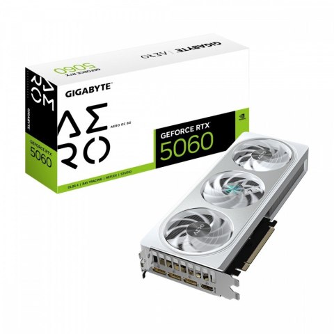 Karta graficzna GeForce RTX 5060 AERO OC 8G GDDR7 3DP/HDMI Karta graficzna GeForce RTX 5060 AERO OC 8G GDDR7 3DP/HDMI
