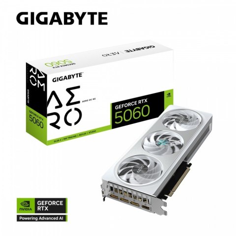 Karta graficzna GeForce RTX 5060 AERO OC 8G GDDR7 3DP/HDMI Karta graficzna GeForce RTX 5060 AERO OC 8G GDDR7 3DP/HDMI