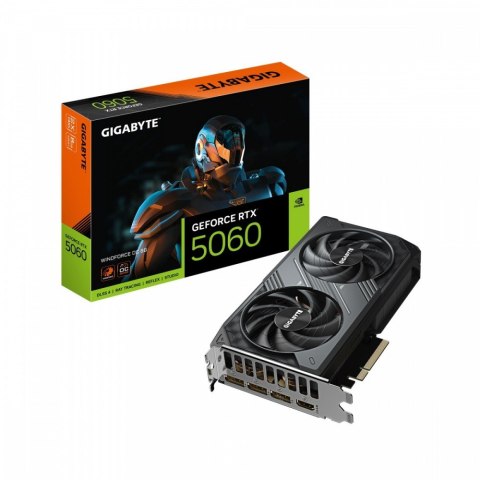 Karta graficzna GeForce RTX 5060 WINDFORCE OC 8G GDDR7 3DP/HDMI Karta graficzna GeForce RTX 5060 WINDFORCE OC 8G GDDR7 3DP/HDMI