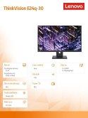 Monitor ThinkVision 23.8 cala E24q-30 63ECGAT2EU