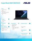 Notebook ExpertBook BM1 1503CDA-S70416W- R5 7535U/16GB/512GB/15.6 FHD/Win 11 HOME/3YRS