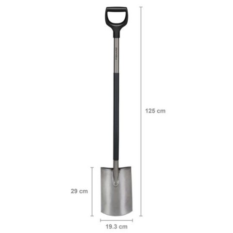 Szpadel prosty Ergonomic 1067512 Szary Szpadel prosty Ergonomic 1067512 Szary