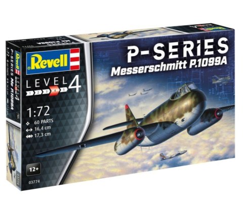 Model plastikowy Samolot Messerschmitt P.1099A-P-SER 1/72 Model plastikowy Samolot Messerschmitt P.1099A-P-SER 1/72