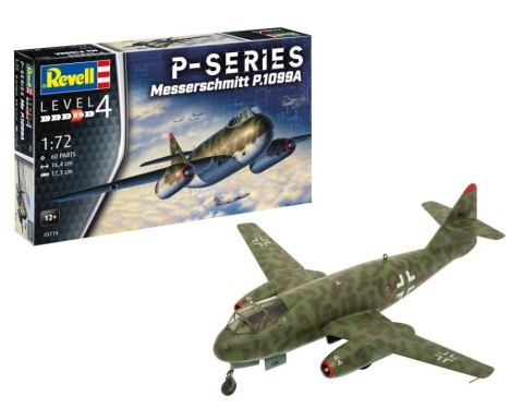 Model plastikowy Samolot Messerschmitt P.1099A-P-SER 1/72 Model plastikowy Samolot Messerschmitt P.1099A-P-SER 1/72