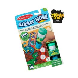 Sticker Wow - Książeczka i stempelek z naklejkami - Dinozaur Nefere