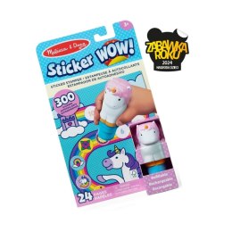 Sticker Wow - Książeczka i stempelek z naklejkami - Jednorożec Nefere