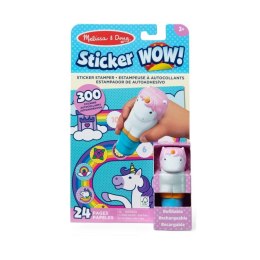 Sticker Wow - Książeczka i stempelek z naklejkami - Jednorożec Nefere