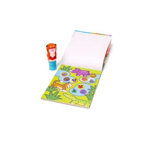 Sticker Wow - Książeczka i stempelek z naklejkami - Tygrys Nefere Sticker Wow - Książeczka i stempelek z naklejkami - Tygrys Nefere