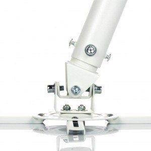Uchwyt podwieszany 45-76cm do projektora P-107W 15KG Biały Uchwyt podwieszany 45-76cm do projektora P-107W 15KG Biały