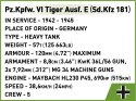 Klocki Pz.Kpfw. VI Tiger Ausf. E 870 klocków