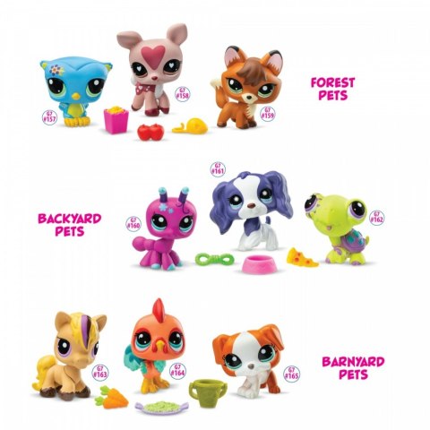 Zestaw figurek Littlest Pet Shop G7 S3 Pet Trios Tuba 3-pak